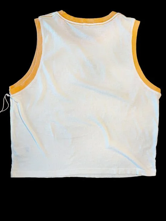 ☀️ MOTHER The Strong and Silent Type Wet Ski Tank NWT S - Picture 4 of 11